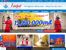 Tablet Screenshot of luavietours.com